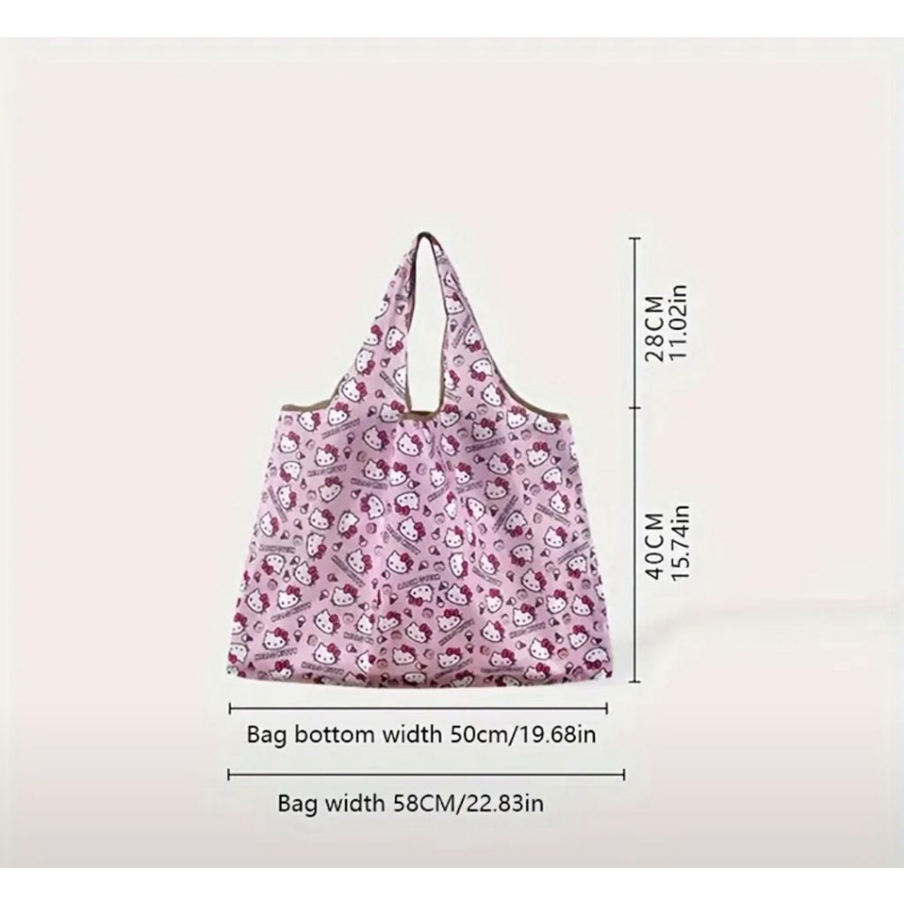 Women's Hello Kitty Tote Bag Pink One Size - Picture 2 of 2